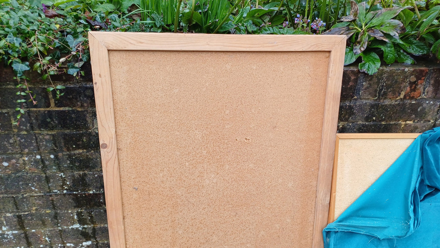 Pair of Very Large Vintage 80’s Noticeboards Fantastic and Easy Projects 108 x 72 cm