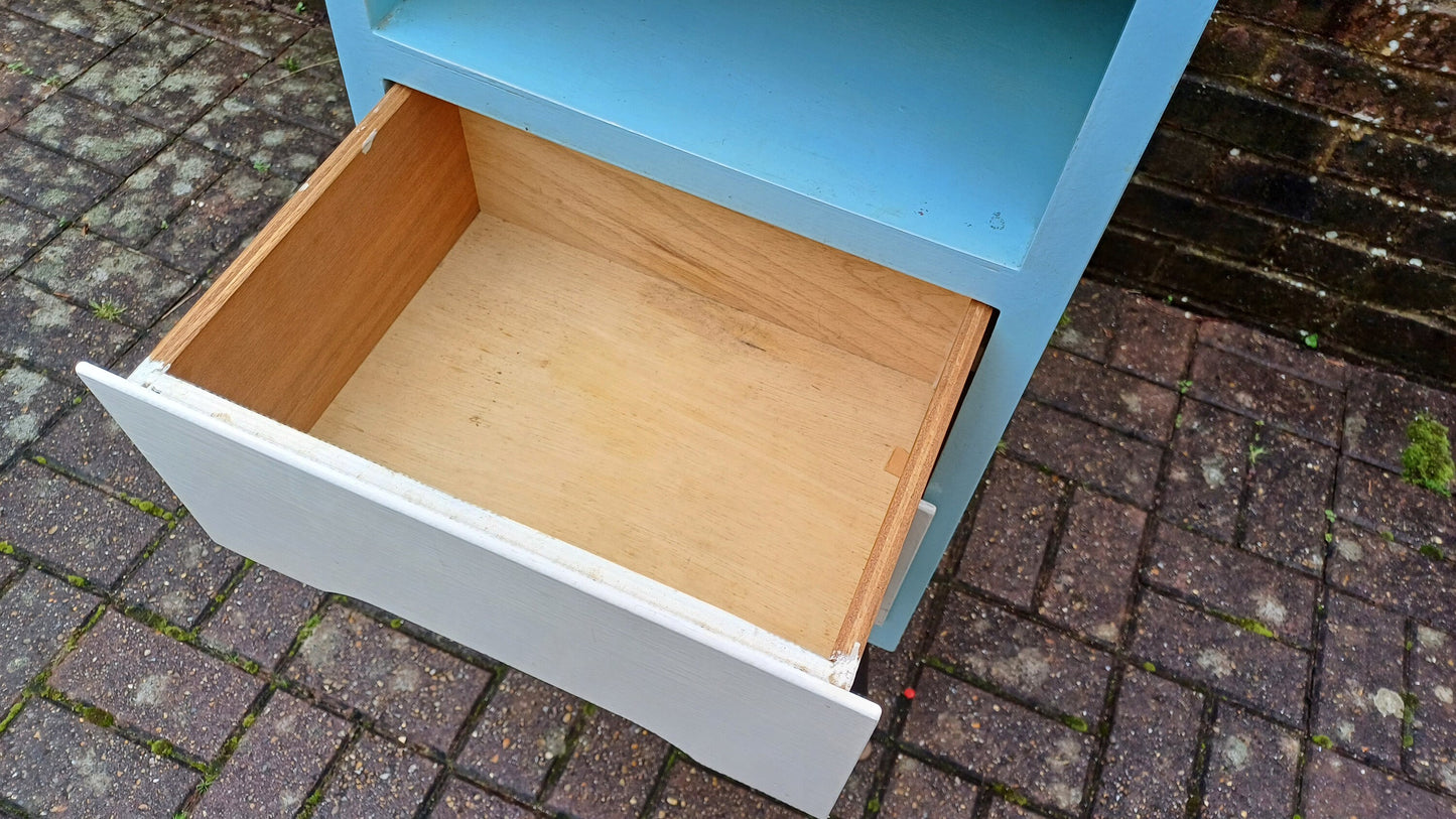 Classic 50s Retro Storage Unit Cupboard Drawers Atomic Legs
