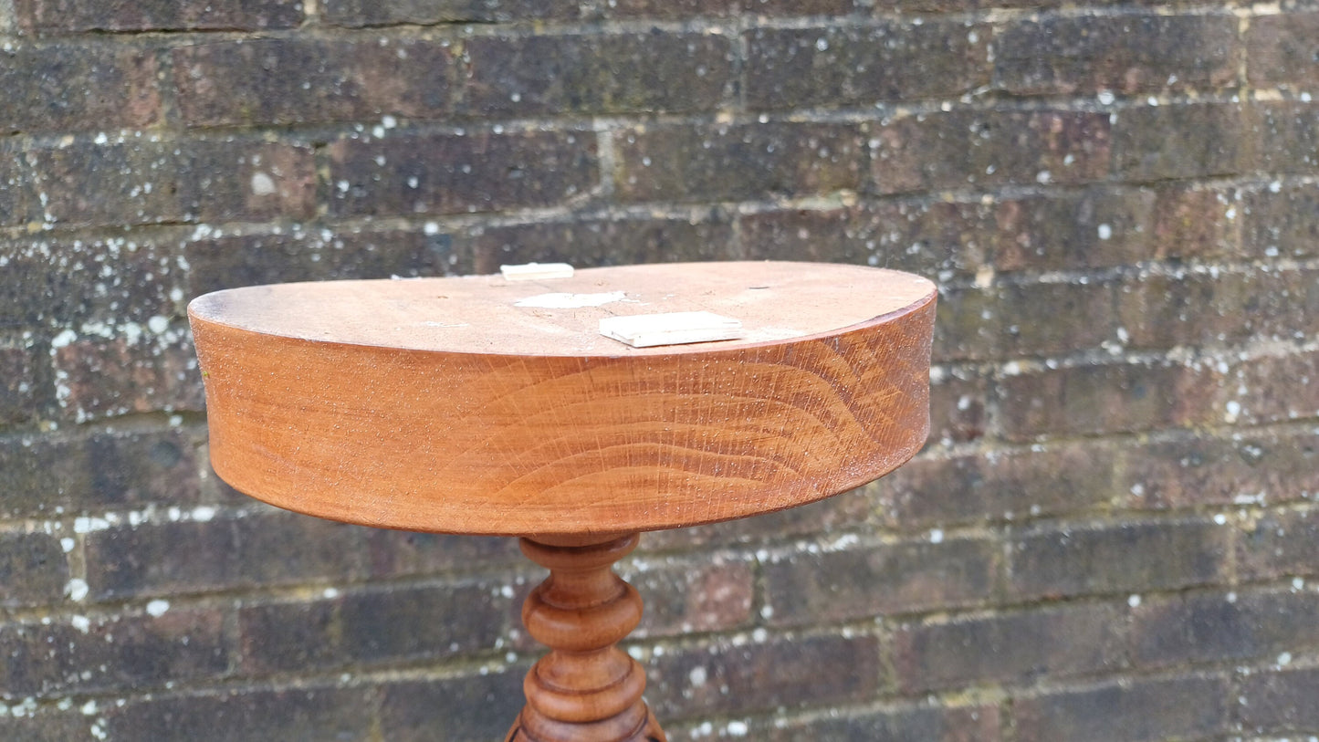 Pair Vintage Wooden Edwardian Upcycled Plant Holders. Upcycled from an Edwardian Sideboard