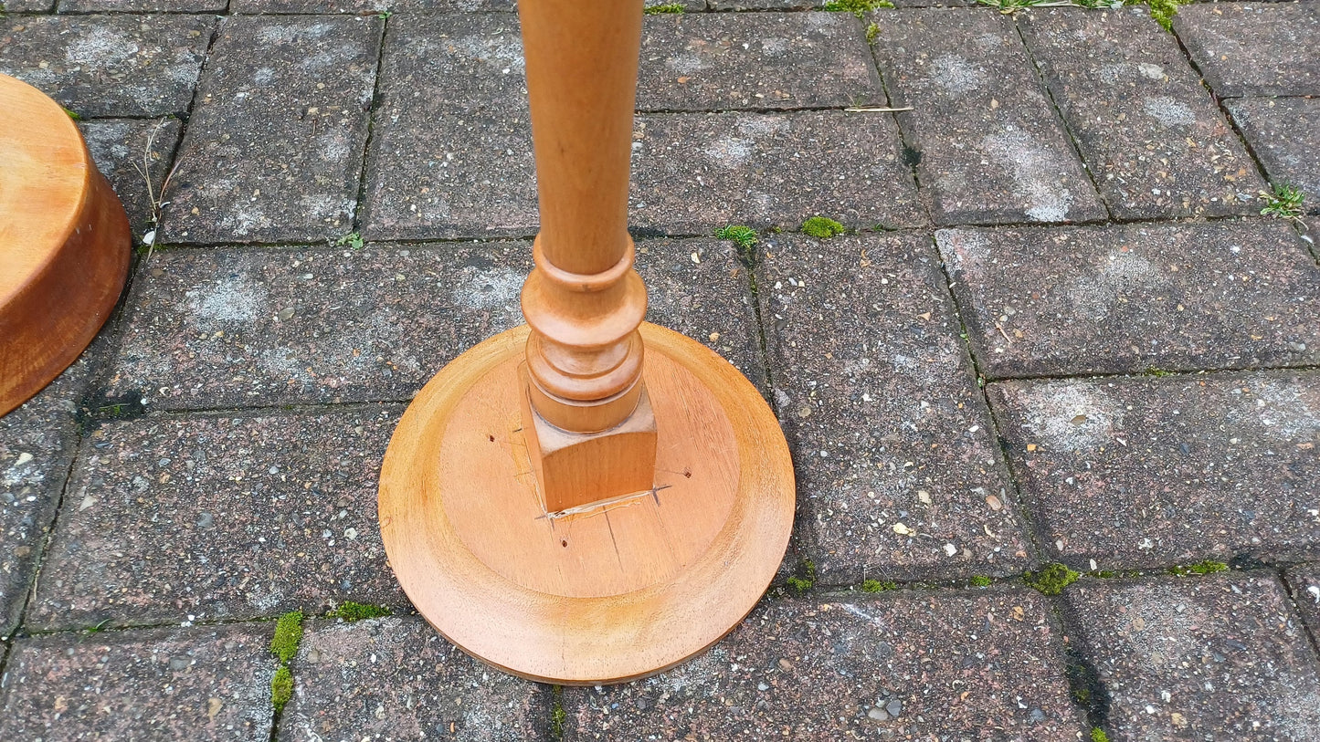 Pair Vintage Wooden Edwardian Upcycled Plant Holders. Upcycled from an Edwardian Sideboard