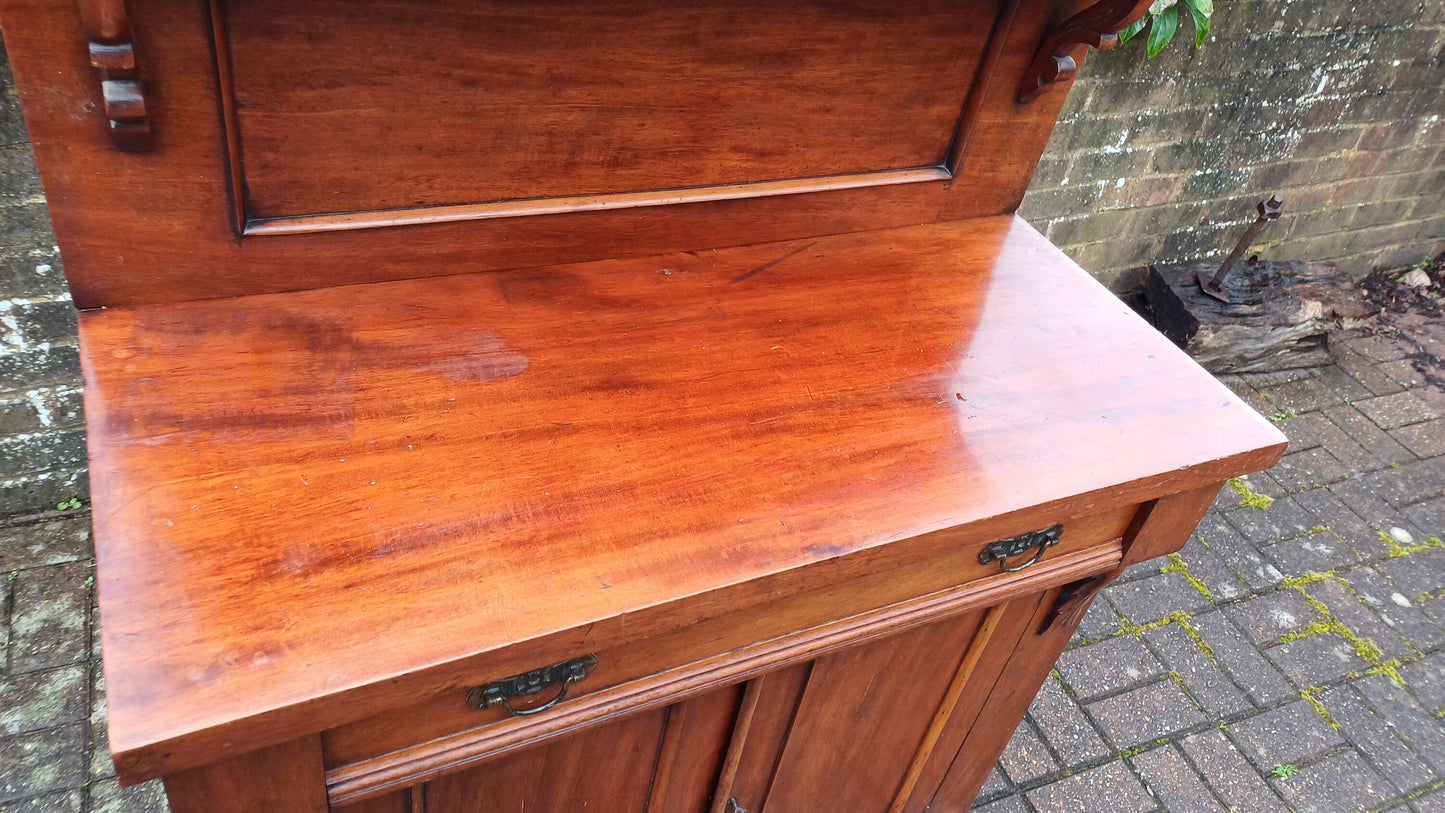 Beautiful Vintage Mahogany Victorian Sideboard Cupboard Dresser Chiffoniere