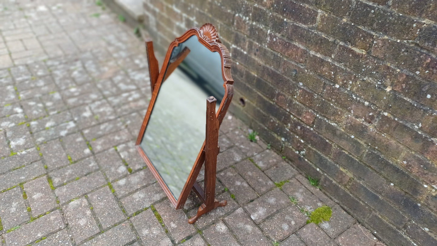 Stunning Large Vintage Mahogany Swing Dressing Table Mirror