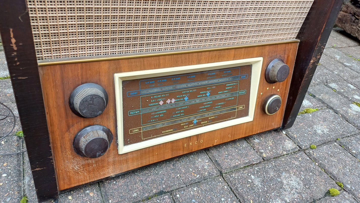 Vintage Retro Ecko Radio Film Stage TV Prop Audio Retro