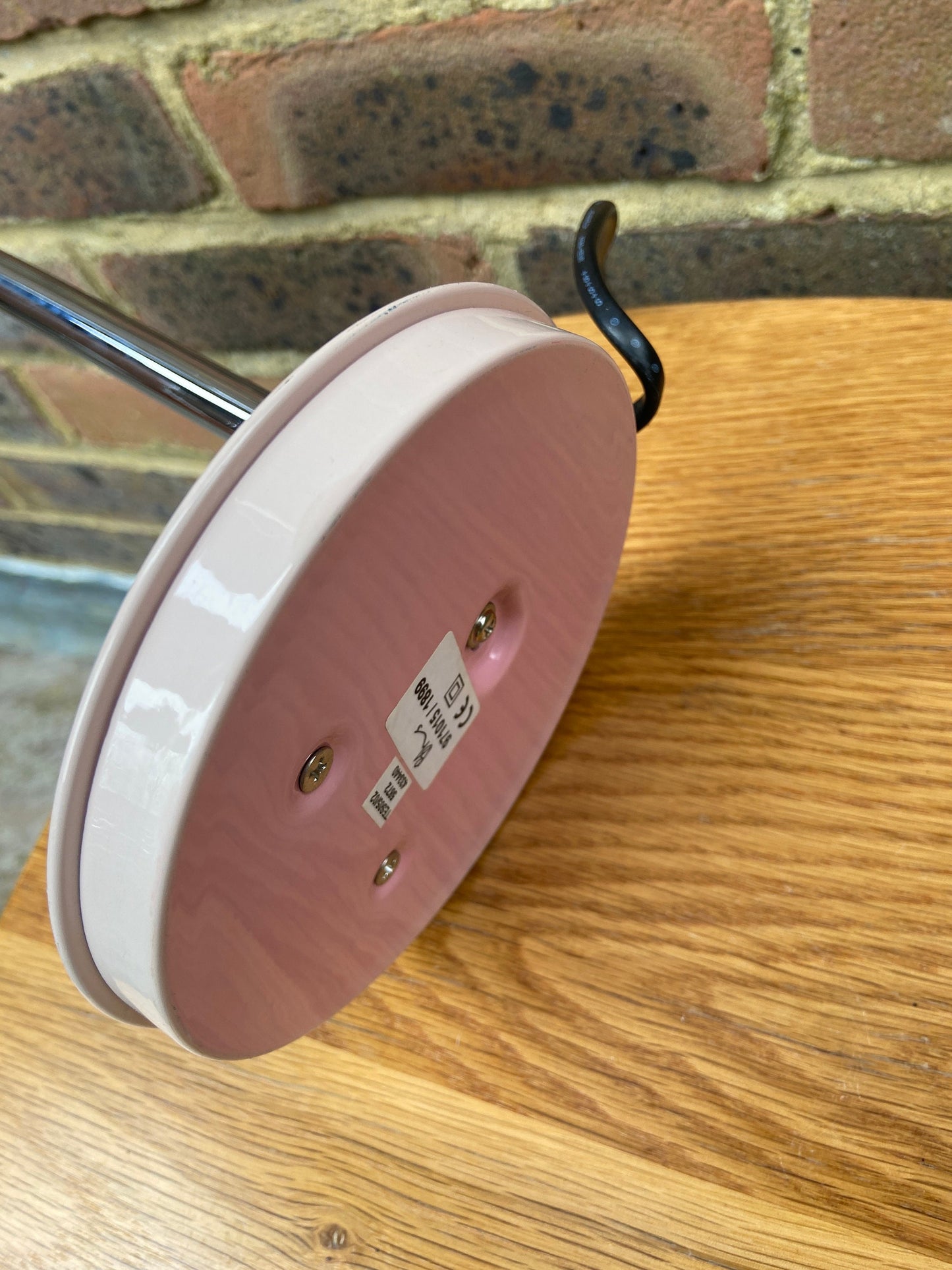 Pale pink vintage desk lamp - BHS