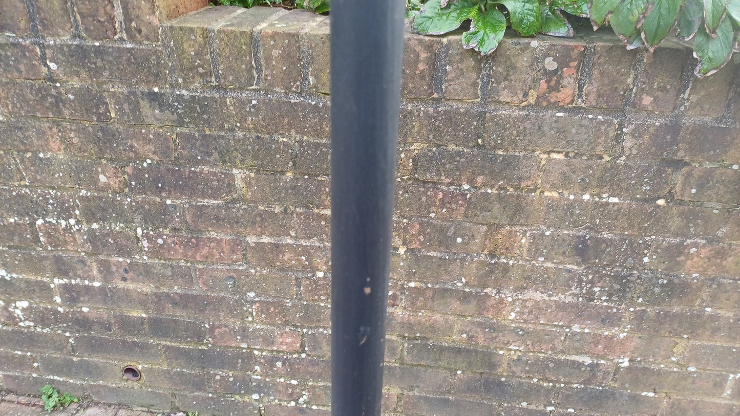 Vintage Black Hand Painted Wooden Stylish Standard Lamp 5 ft