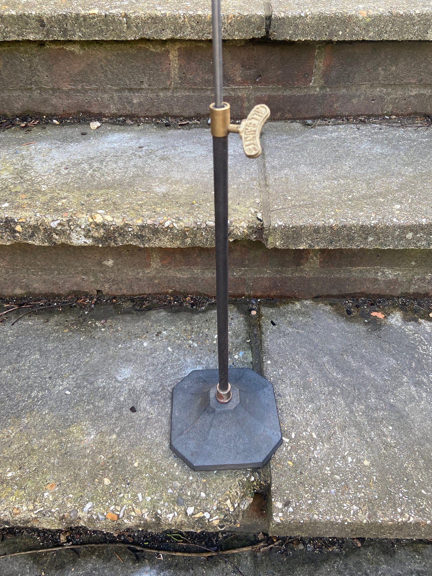 Antique style wood and metal hat stand, hat holder, jewellery stand, necklace holder - adjustable height