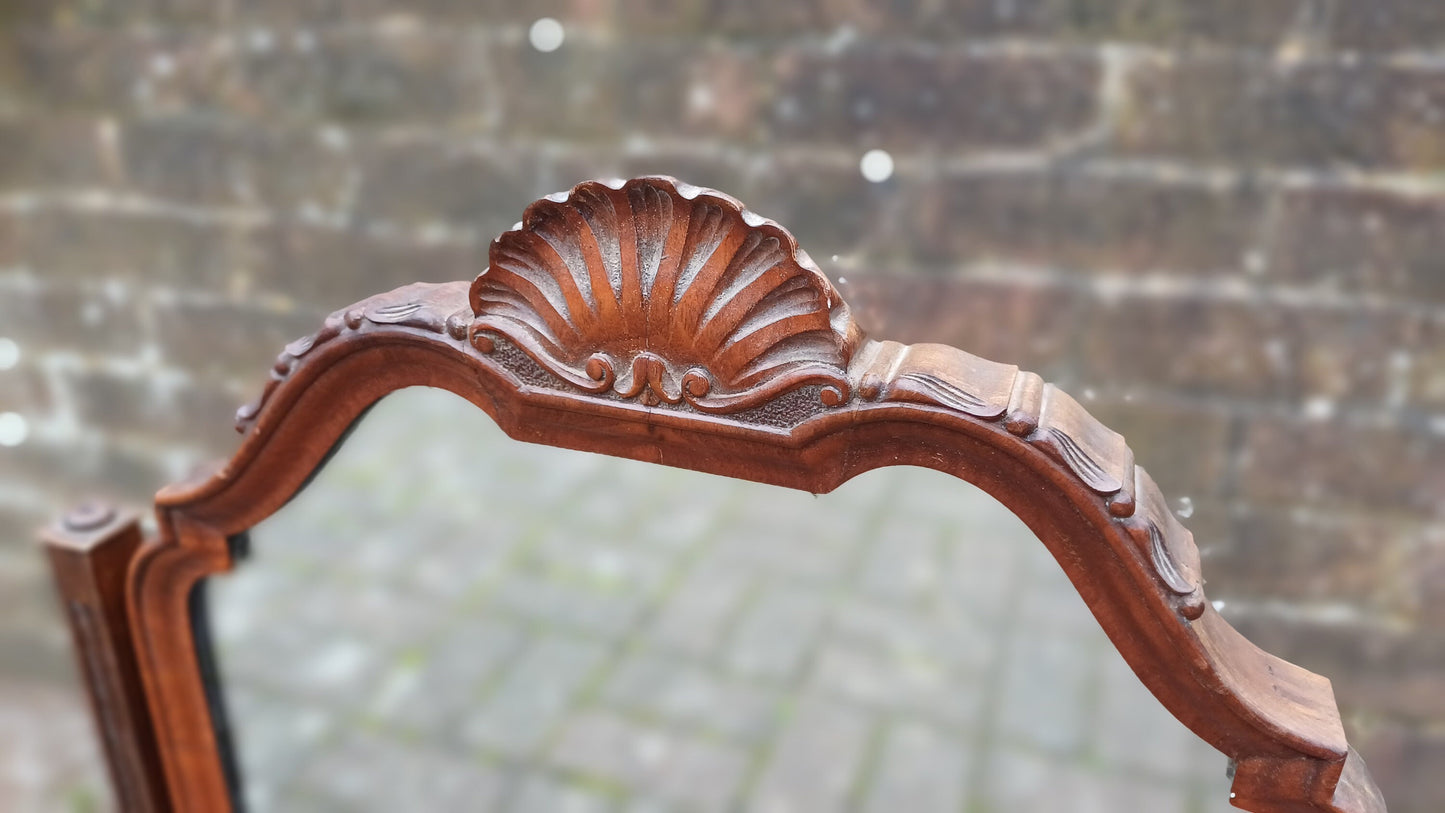 Stunning Large Vintage Mahogany Swing Dressing Table Mirror