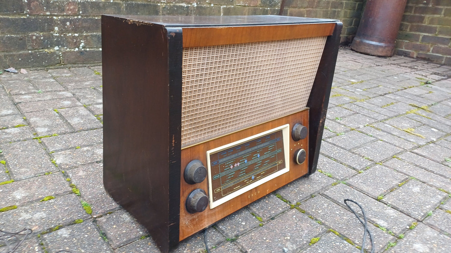 Vintage Retro Ecko Radio Film Stage TV Prop Audio Retro