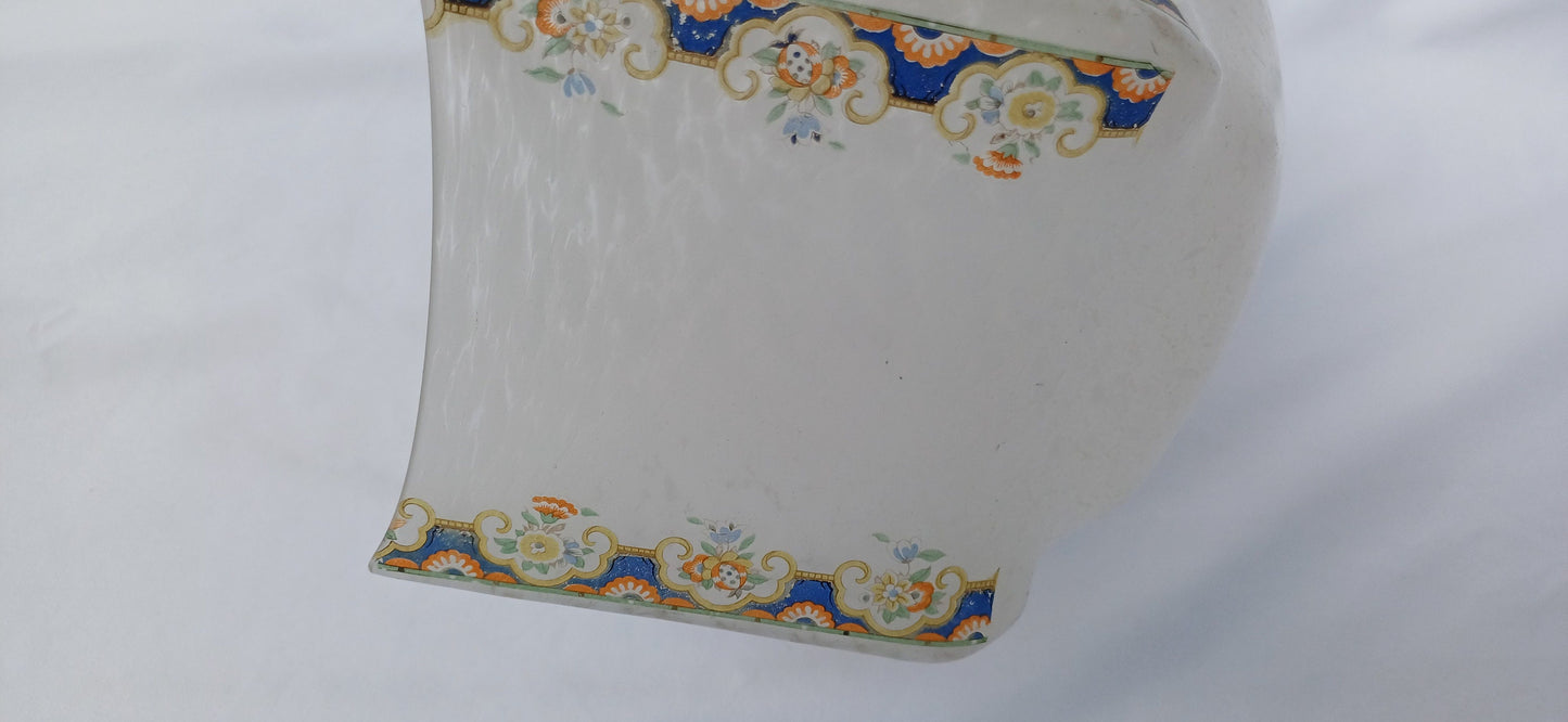 Large Vintage Mottled Early 20th Century Glass Lampshade