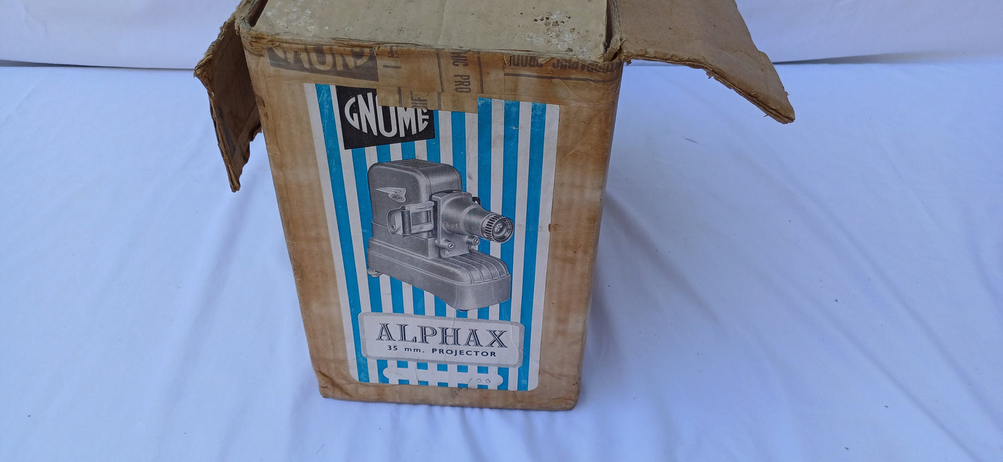 Wonderful Vintage ‘Gnome’ Gold Iron Projector with Independent Bespoke Bakelite Light and Switch.