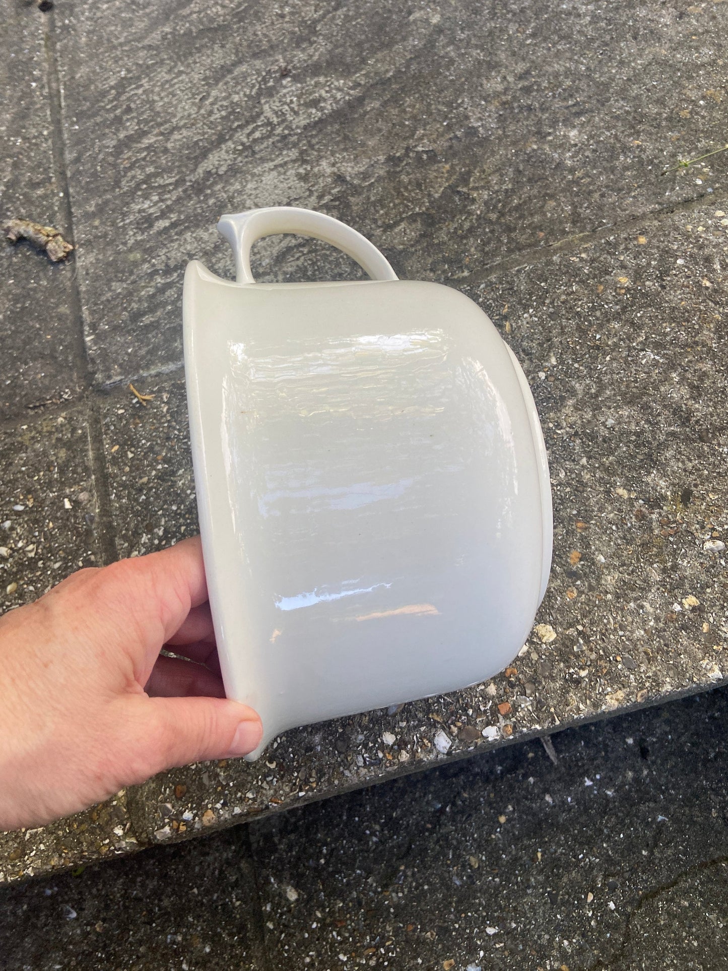 Vintage Chamber Pot, Indoor Planter, Po! Potty, antique pot, china plant pot, ceramic potty, indoor planter 1920s 30s