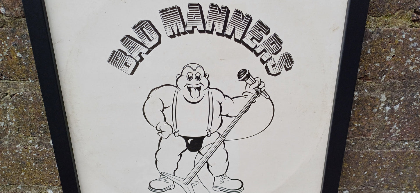 Bad Manners Ska'N'B Genuine Original Framed Glazed Album Cover Pop Art Memorabilia.