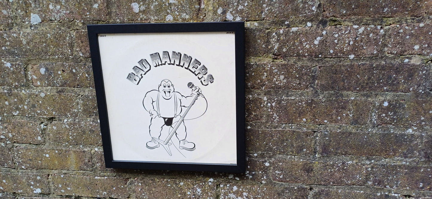 Bad Manners Ska'N'B Genuine Original Framed Glazed Album Cover Pop Art Memorabilia.