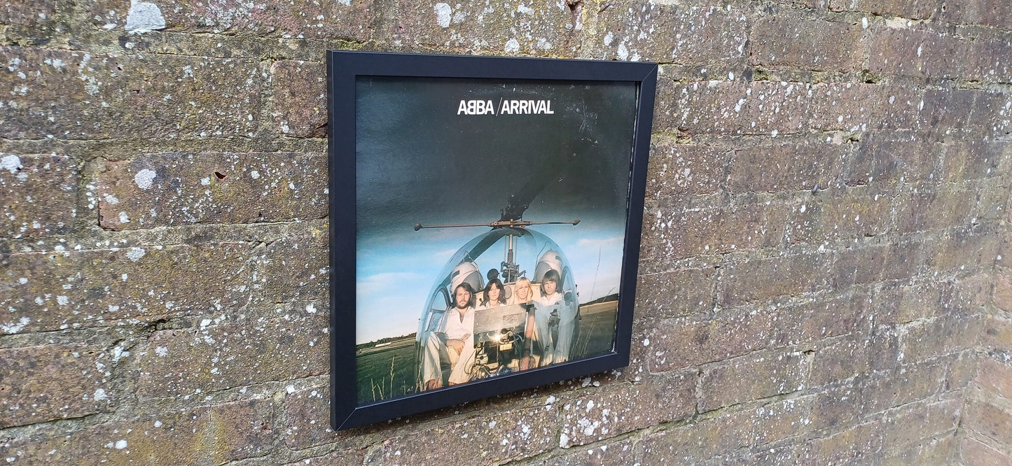 Abba Arrival Genuine Original Framed Glazed Album Cover Pop Art Memorabilia.