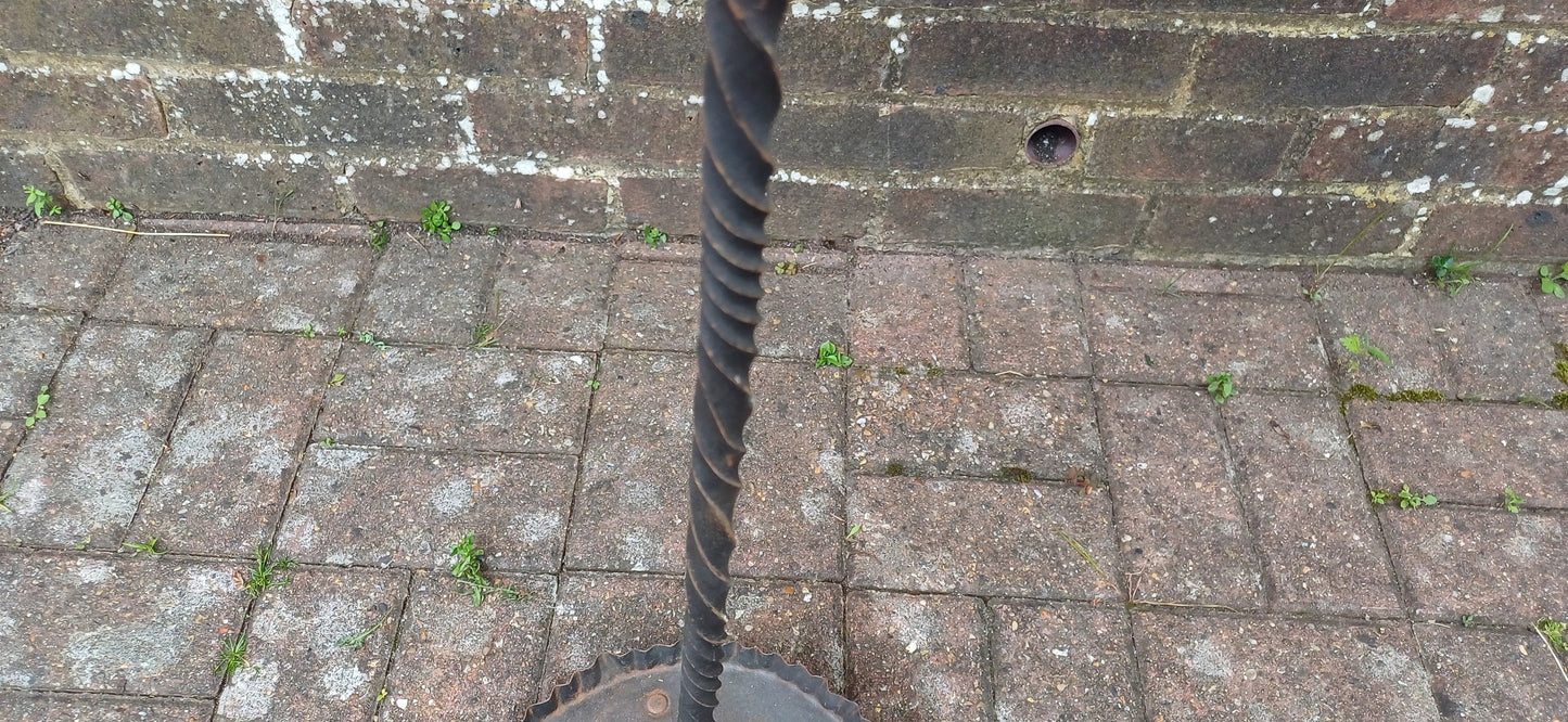 Superb Vintage Iron Stick or Umbrella Stand. Black.