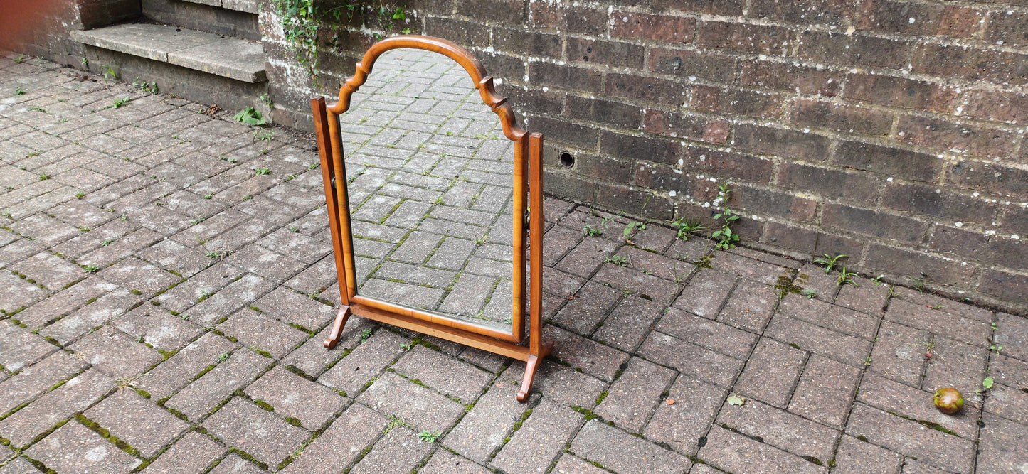 Beautiful Early 20th Century Mahogany Swing Dressing Table Mirror.