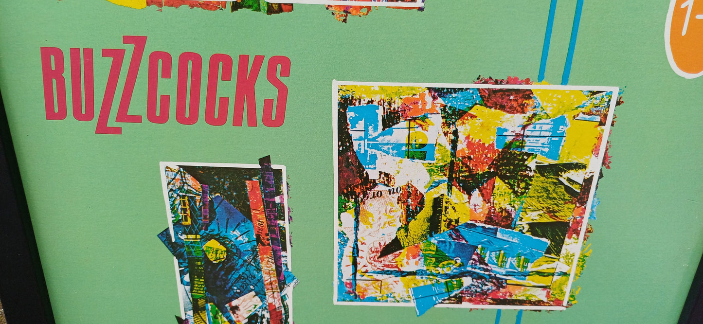 Rare Buzzcocks 'Are Everything' 6 Track Genuine Original Framed Glazed Album Cover Pop Art Memorabilia. USA Import