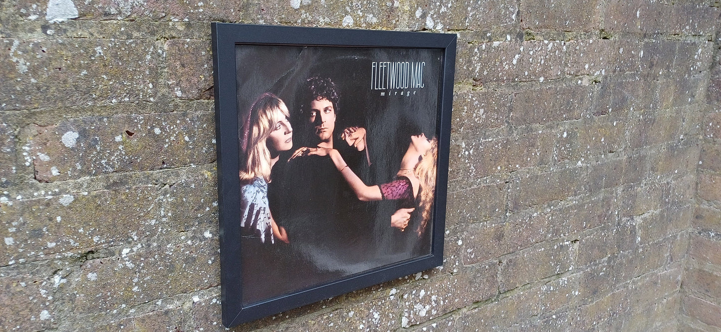 Fleetwood Mac Mirage Genuine Original Framed Glazed Album Cover Pop Art Memorabilia.