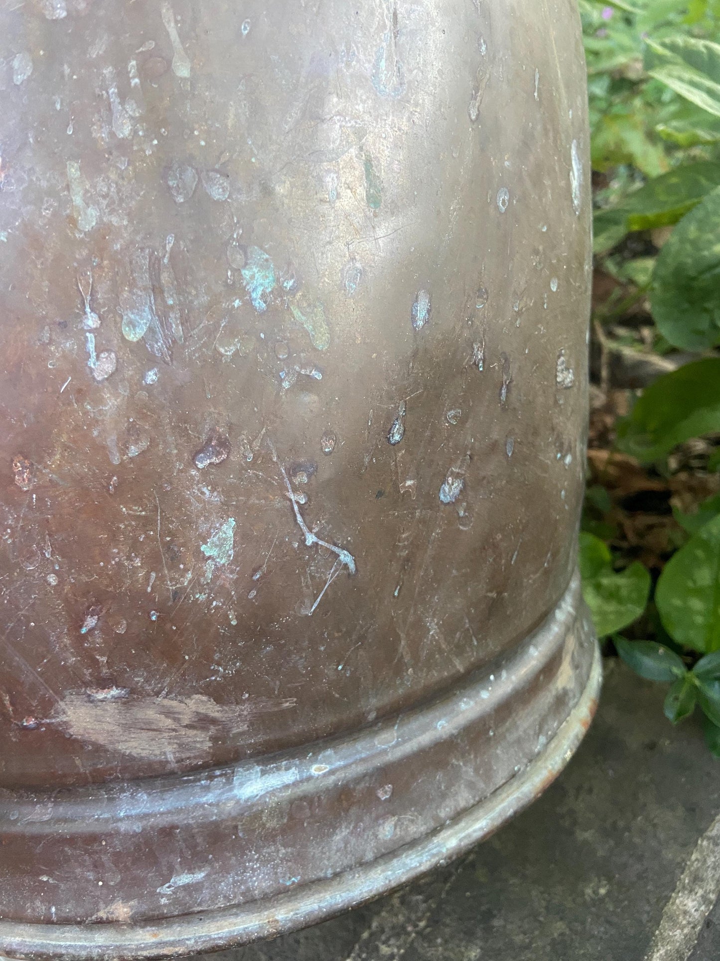 Super vintage brass coal bucket, coal scuttle, metal bucket, planter, plant pot
