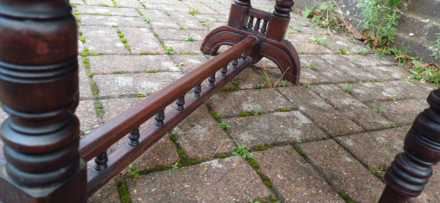 Top Quality Mahogany Vintage Victorian Sutherland Table Occasional Utility Side