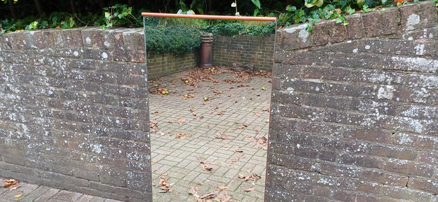 Classic 70s Chic Vintage Retro Full Length Cheval Mirror. Free Hand Delivery.