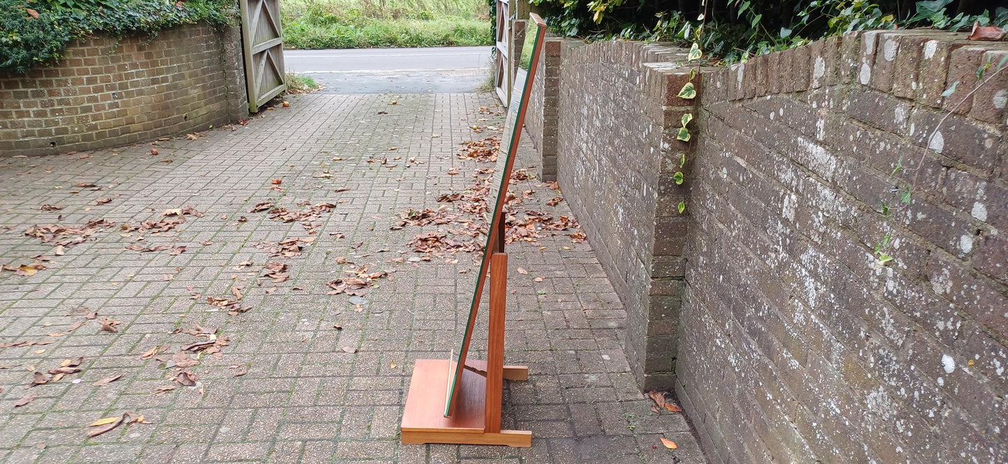 Classic 70s Chic Vintage Retro Full Length Cheval Mirror. Free Hand Delivery.