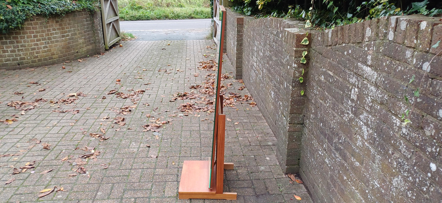 Classic 70s Chic Vintage Retro Full Length Cheval Mirror. Free Hand Delivery.