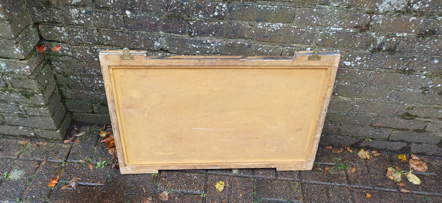 Unique Distressed Vintage Victorian Gold Gilt Decorative Mirror