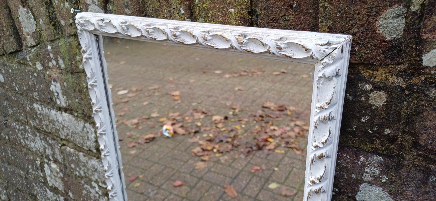 Amazing Tall Vintage Painted Mirror Contemporary Shabby Chic Farrow and Ball