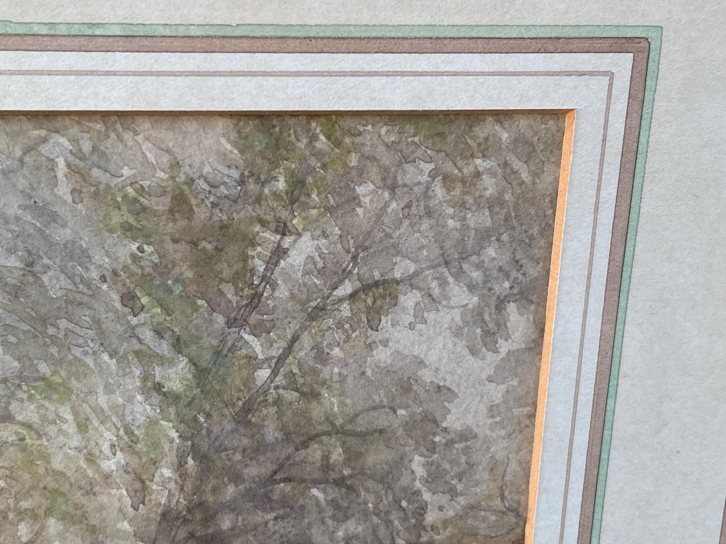 Original Lake District water colour, Valley of Rydale / Rydal, early to mid 1900s, by G. Alexander and titled Valley of Rydale Rydal