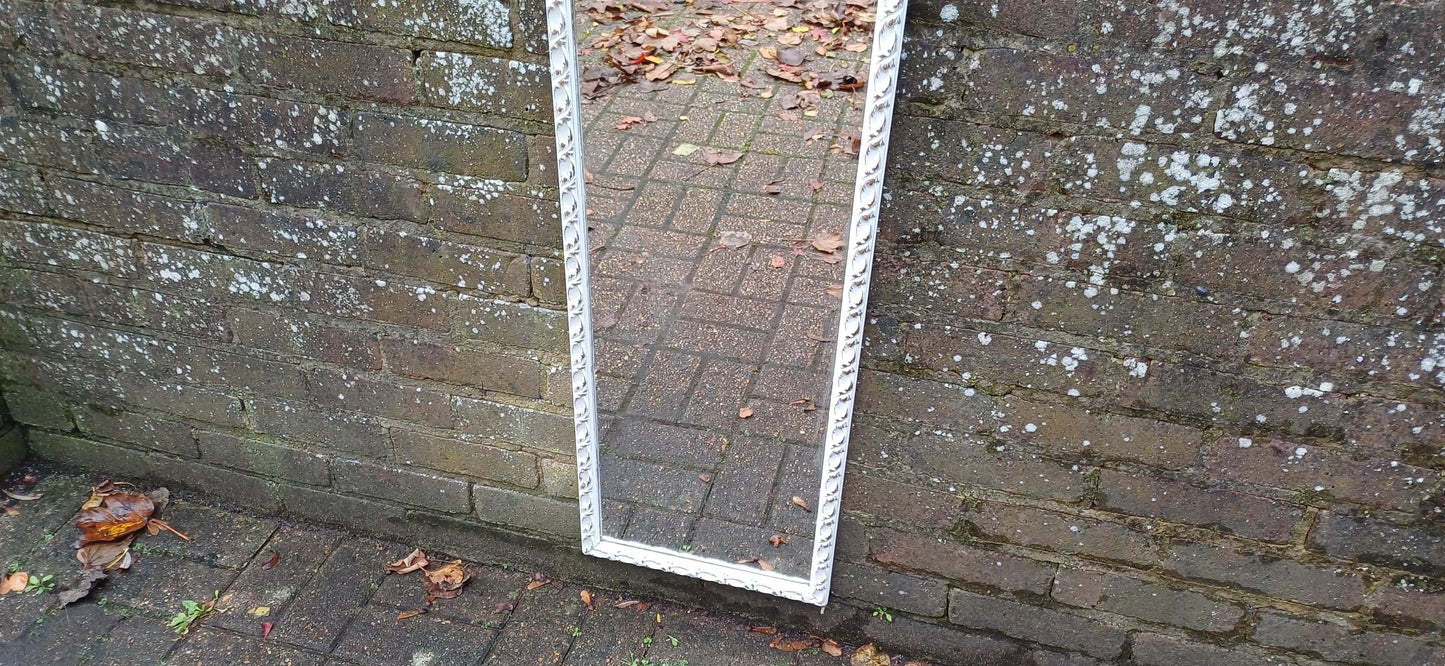 Amazing Tall Vintage Painted Mirror Contemporary Shabby Chic Farrow and Ball