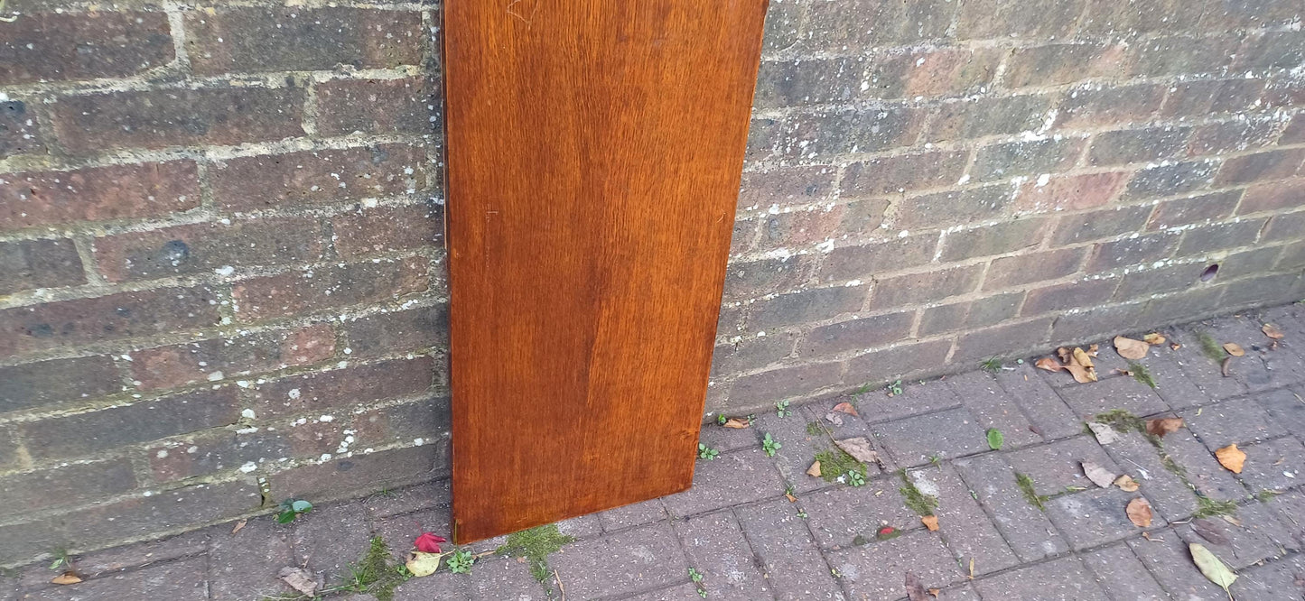 Beautiful 1920s Decorative Wooden Inlaid Oak Veneer Panel – Vintage Wall Art