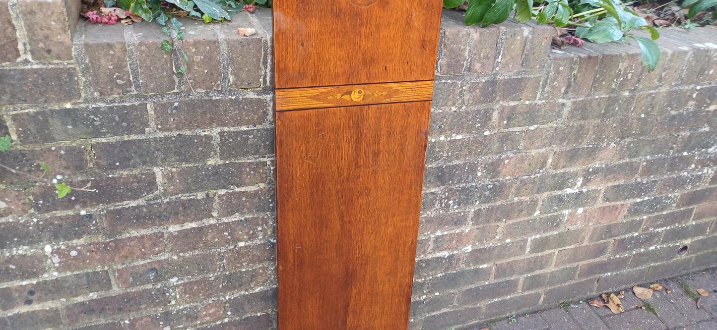 Beautiful 1920s Decorative Wooden Inlaid Oak Veneer Panel – Vintage Wall Art