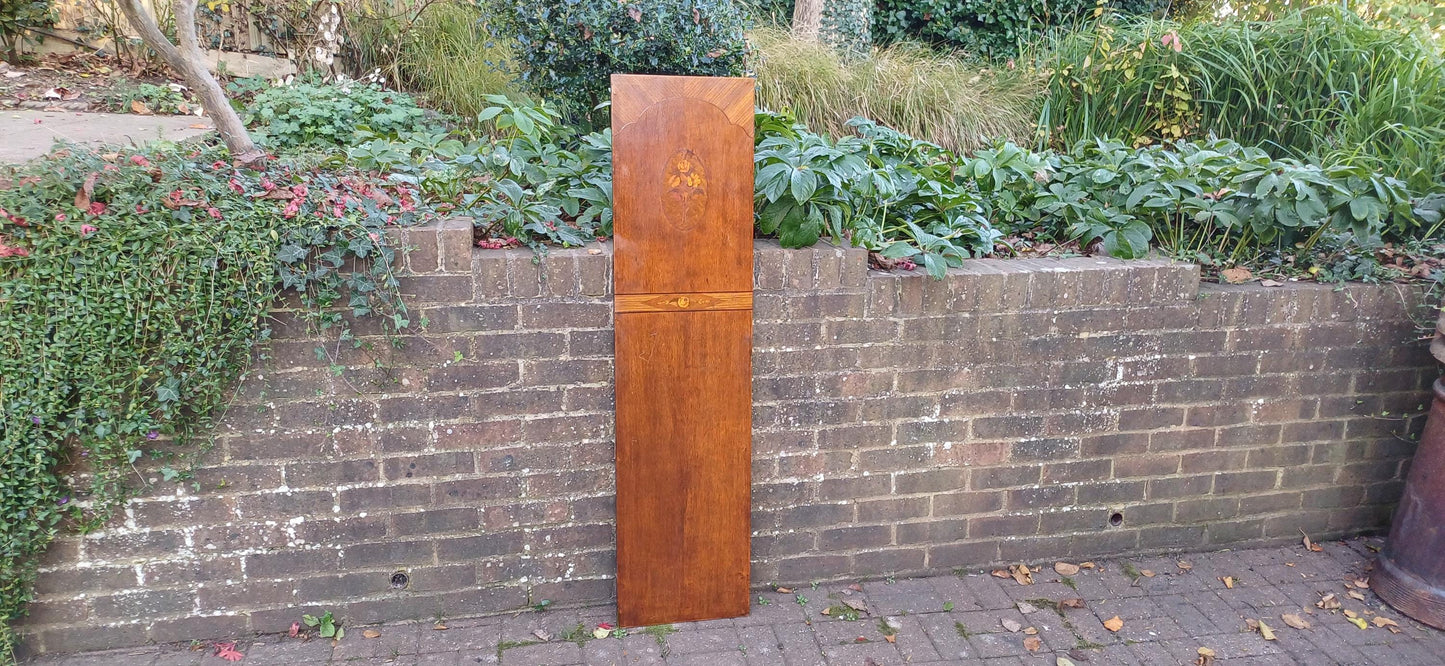 Beautiful 1920s Decorative Wooden Inlaid Oak Veneer Panel – Vintage Wall Art