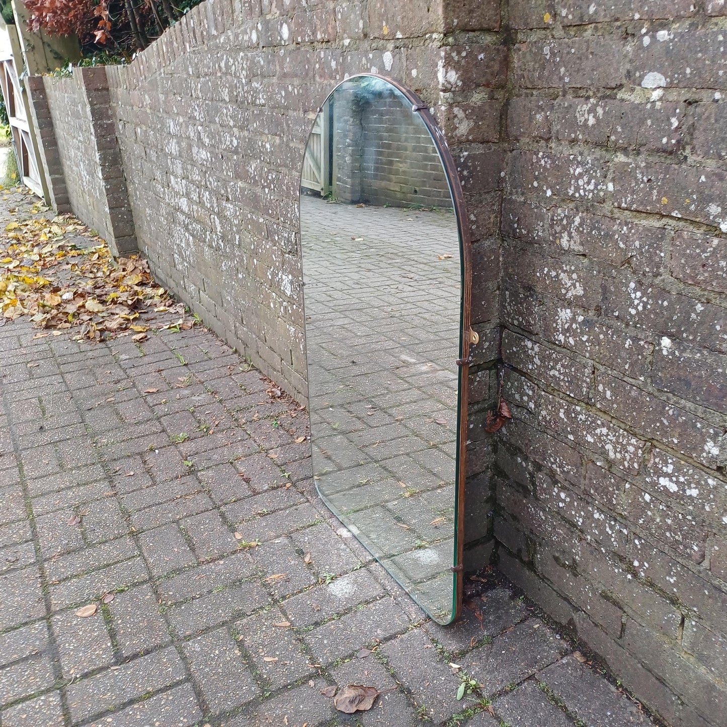 Huge Vintage Mid Century Art Deco Retro Wall Mirror FREE HAND Delivery