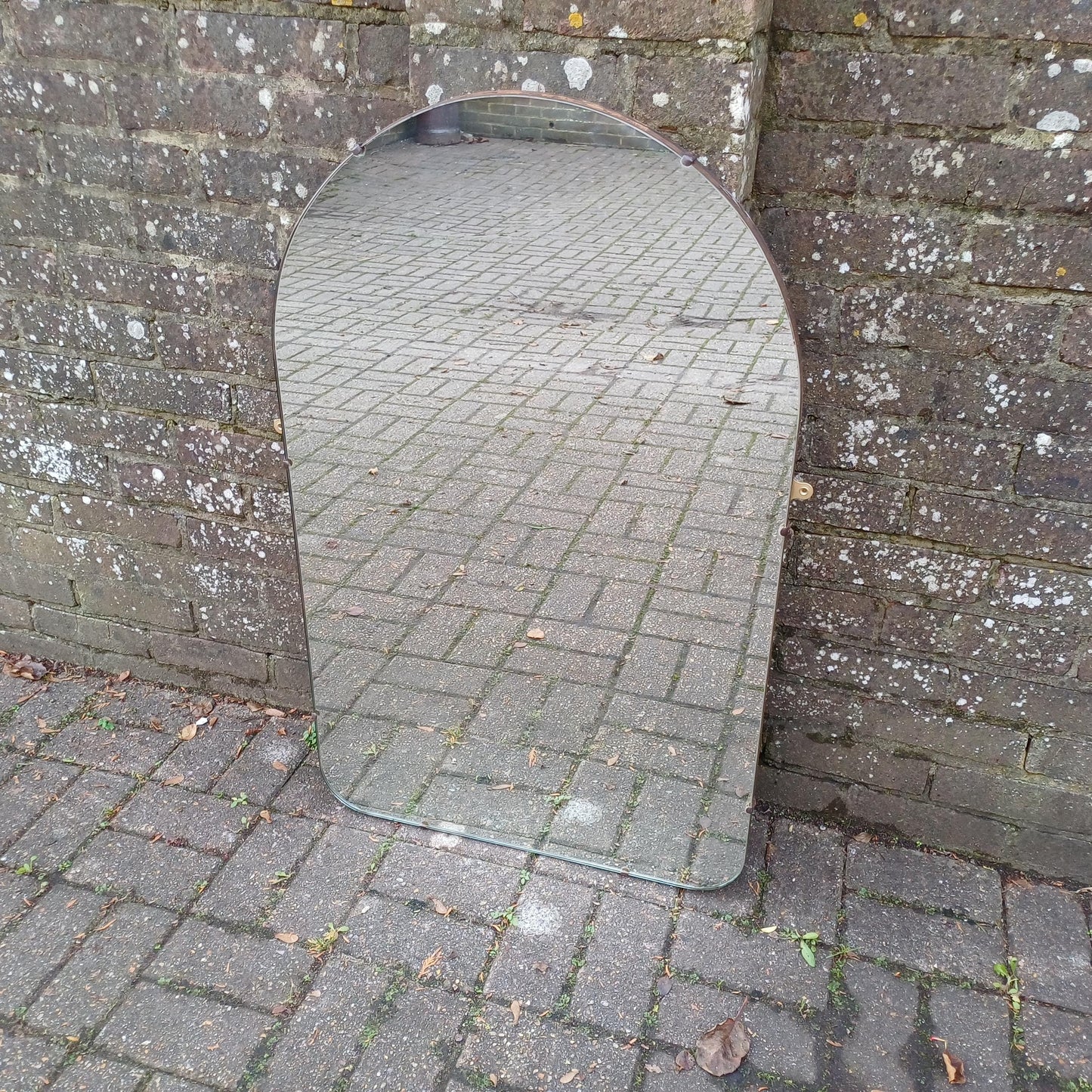 Huge Vintage Mid Century Art Deco Retro Wall Mirror FREE HAND Delivery