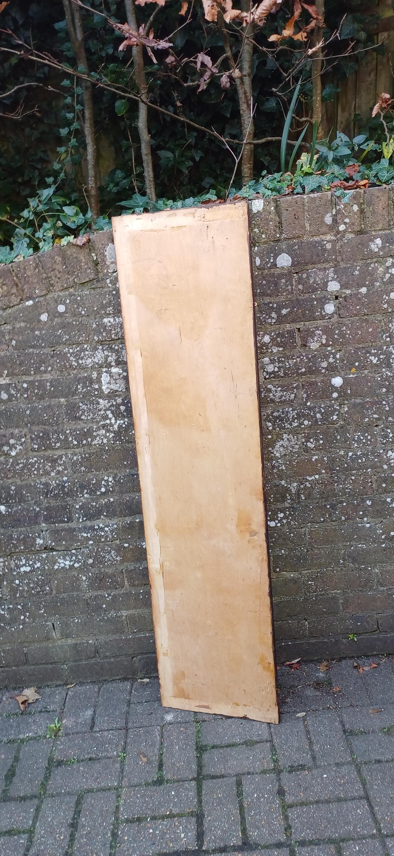 Beautiful 1920s Decorative Wooden Inlaid Oak Veneer Panel – Vintage Wall Art