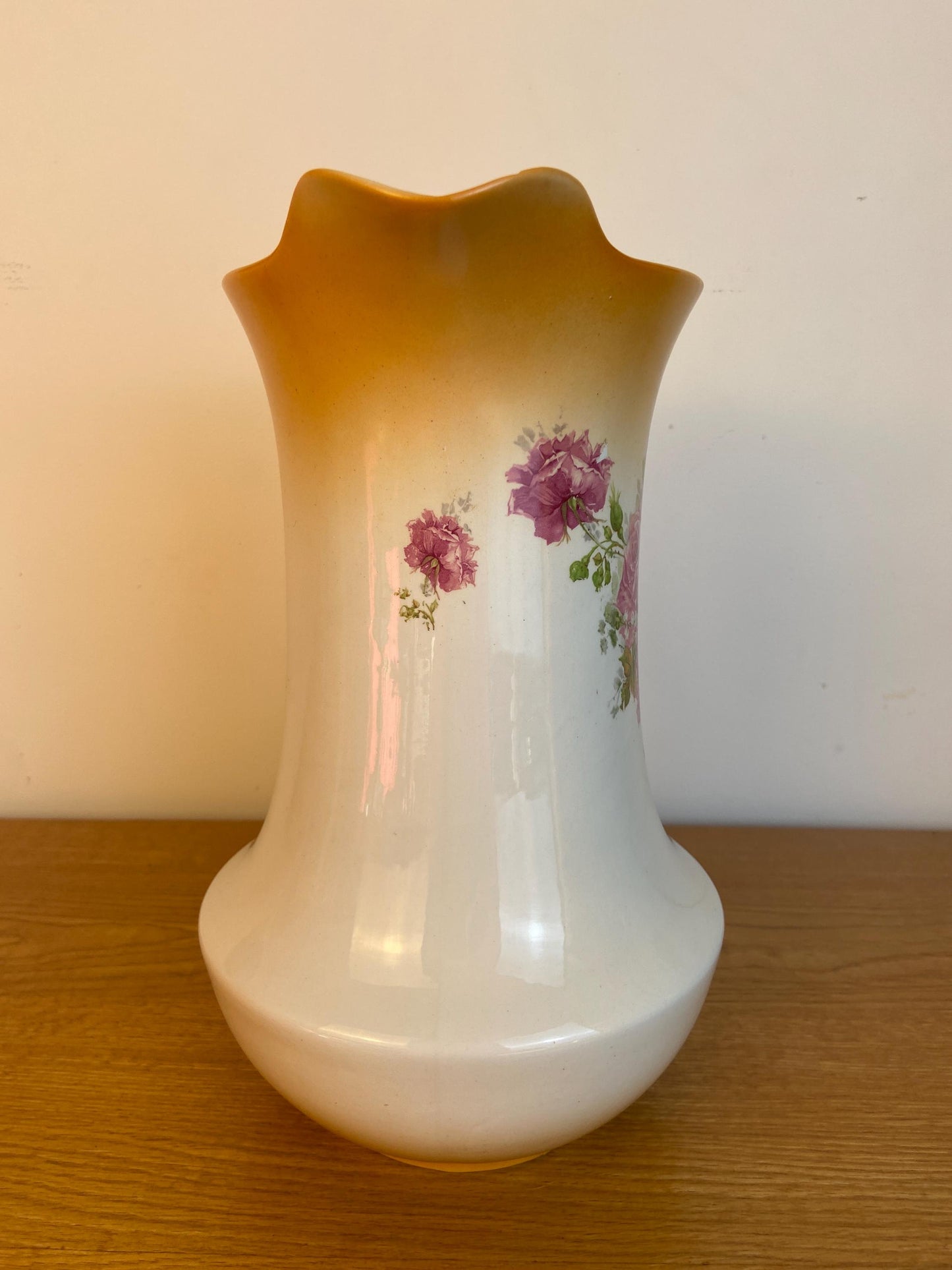 Early 1900s Large Decorative Pottery Jug by New Hall Pottery - Vase VGC