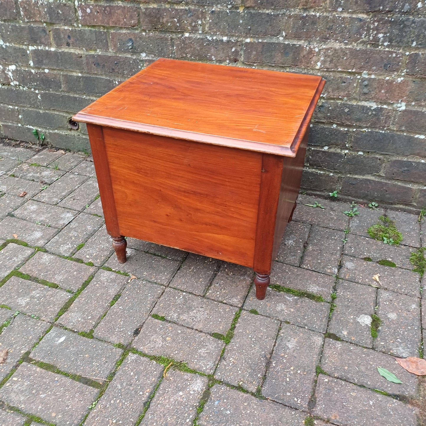 Classic Indoor Planted Victorian Mahogany Commode Quirky Decor!