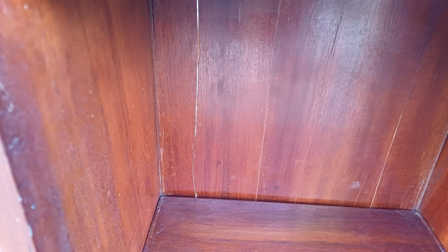 Oh So Practical Thin Upcycled Mahogany Solid Victorian Bookcase Shelves