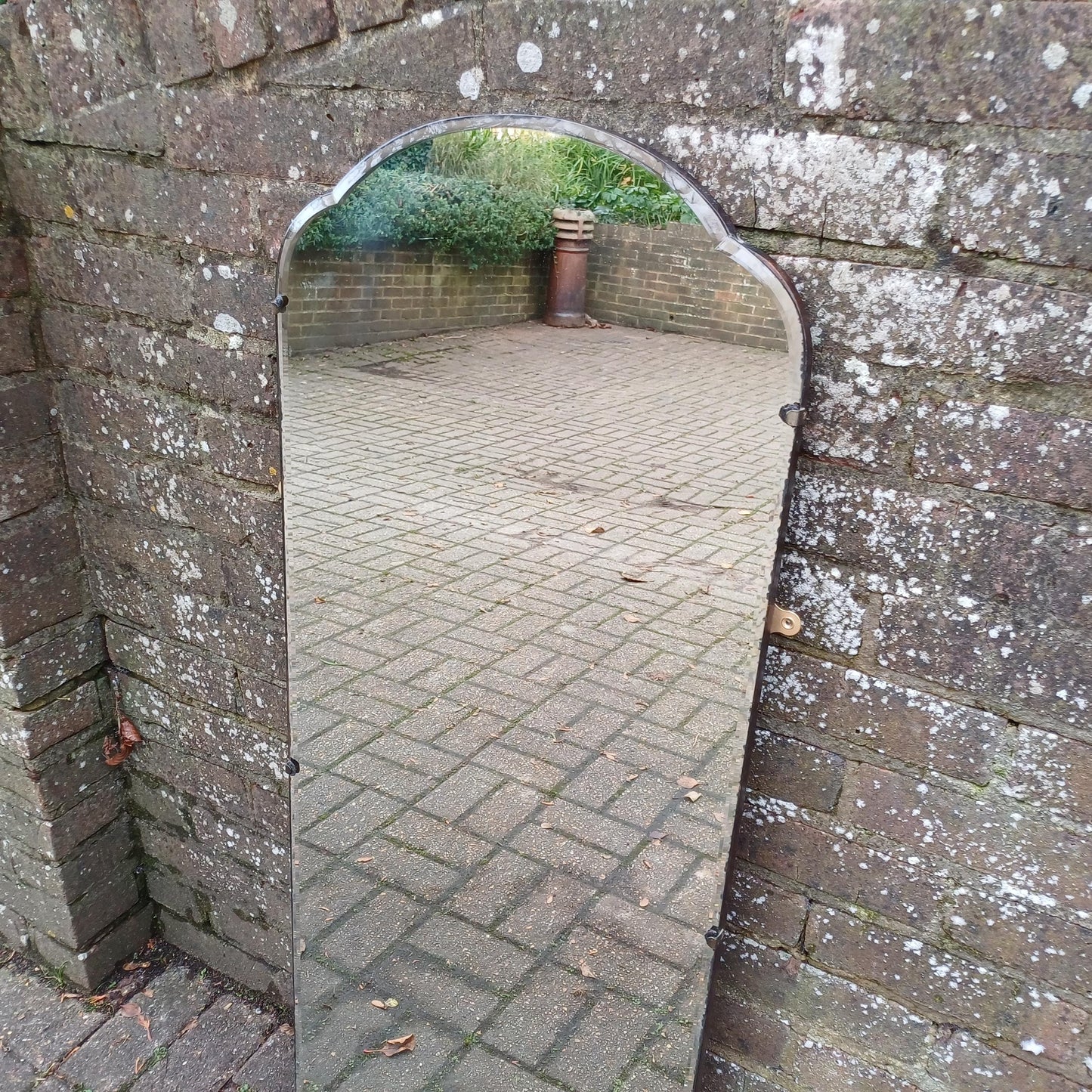 Huge Vintage Mid Century Art Deco Retro Wall Mirror FREE HAND Delivery