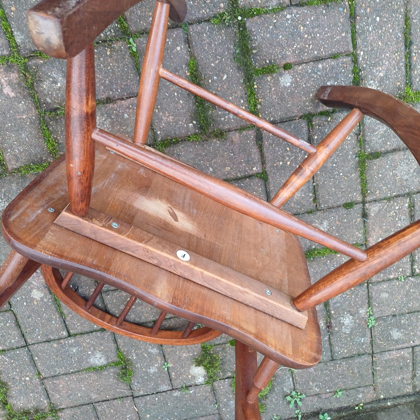 Vintage 70s or 80s Child Rocking Chair Nursery Decoration