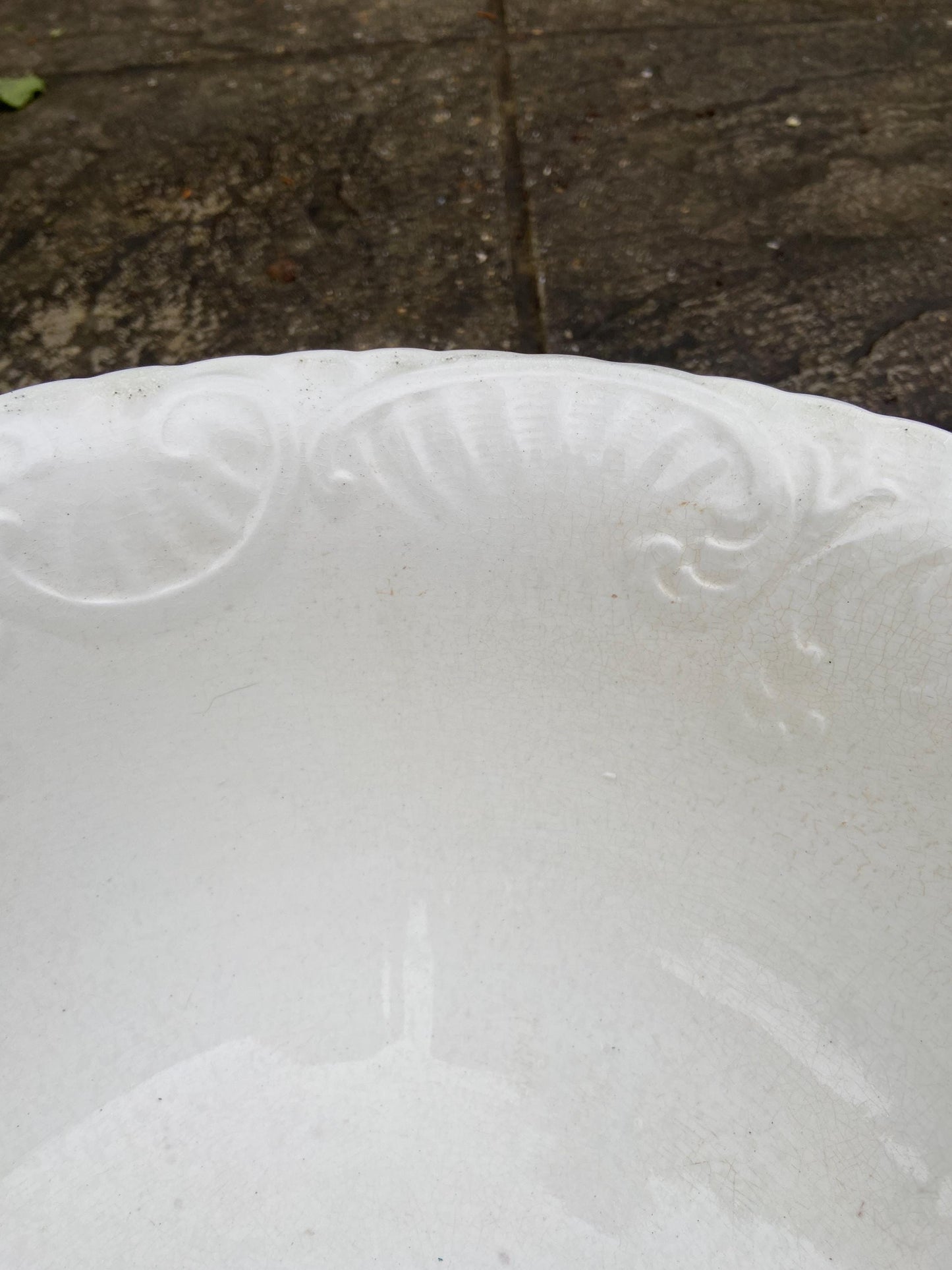 Antique late Victorian Jug & Bowl set by Maddock and Sons, Royal Vitreous semi porcelain china - late 1800s/early 1900s VGC