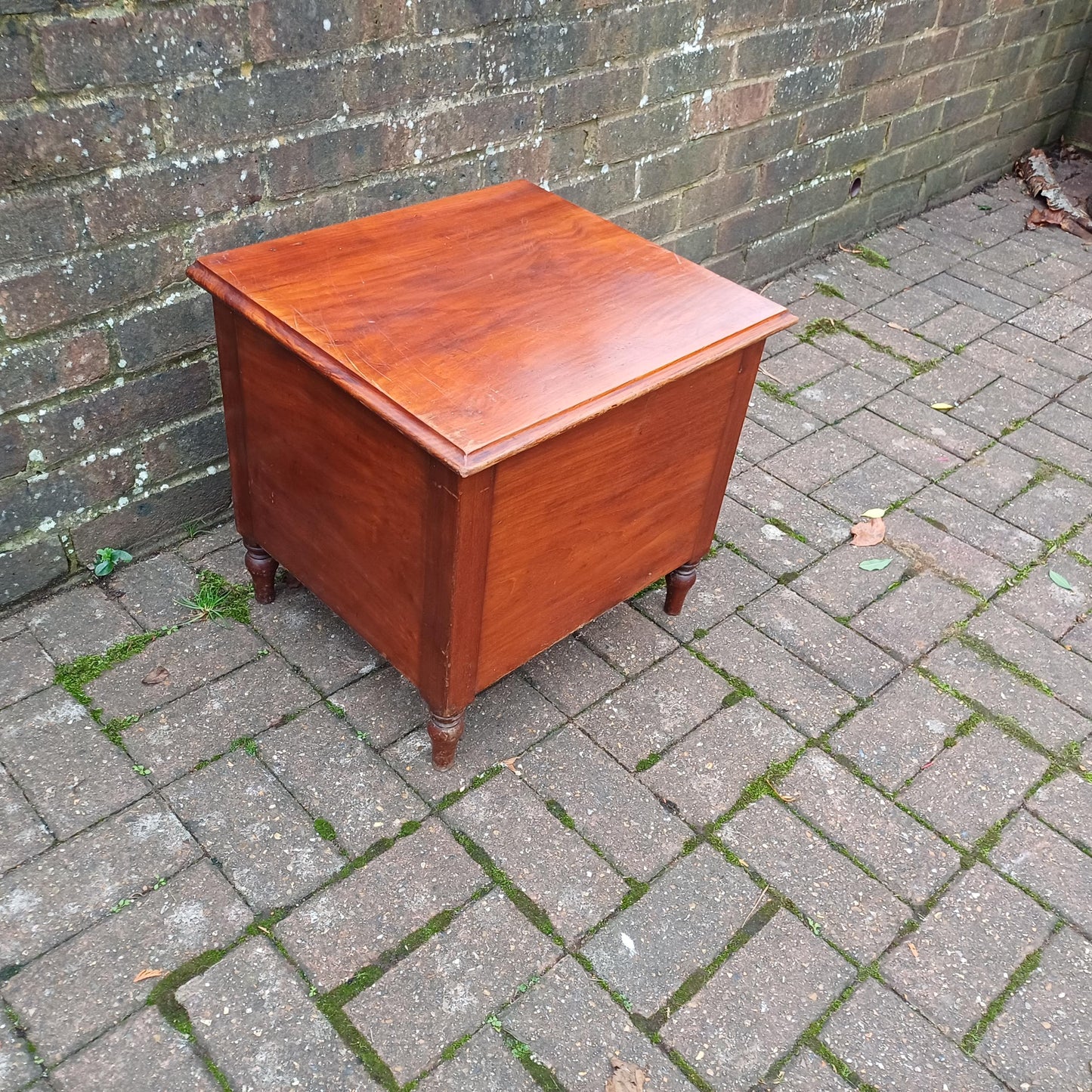 Classic Indoor Planted Victorian Mahogany Commode Quirky Decor!