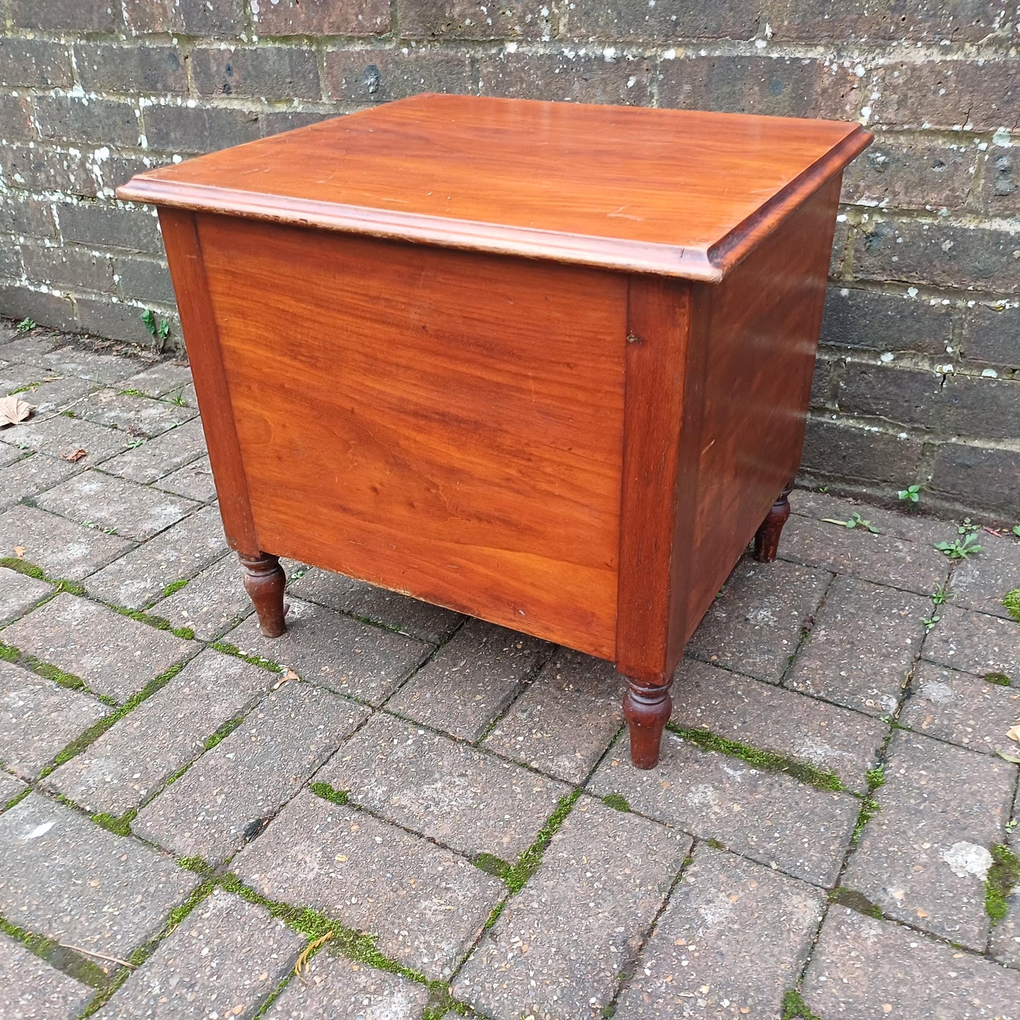 Classic Indoor Planted Victorian Mahogany Commode Quirky Decor!