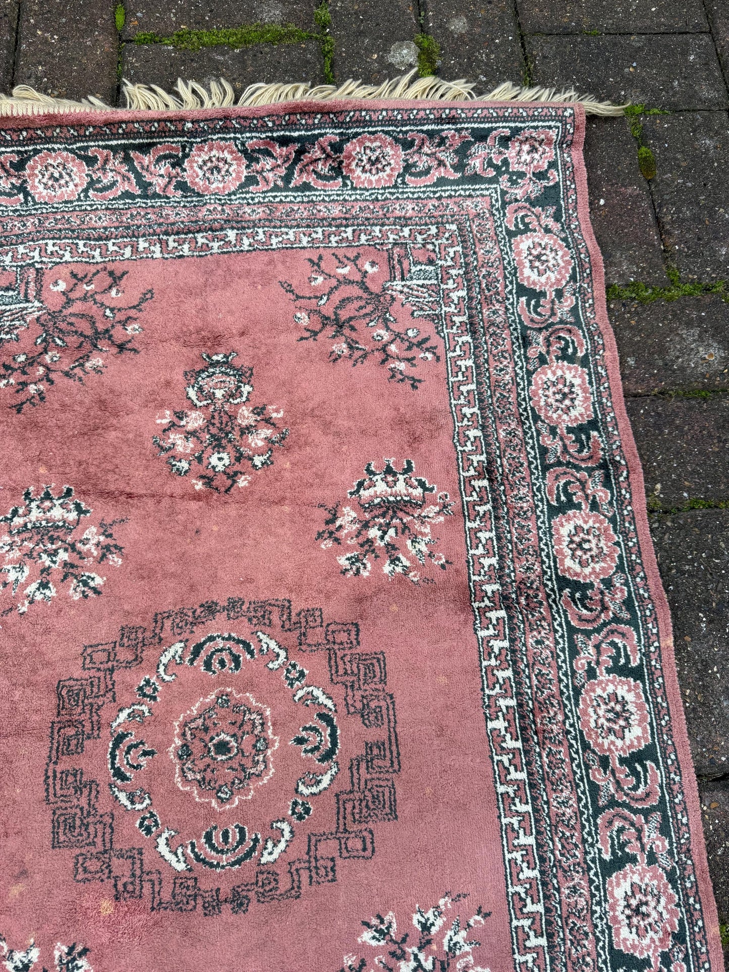 Rose Pink Turkish small rug - 120cm x 65cm