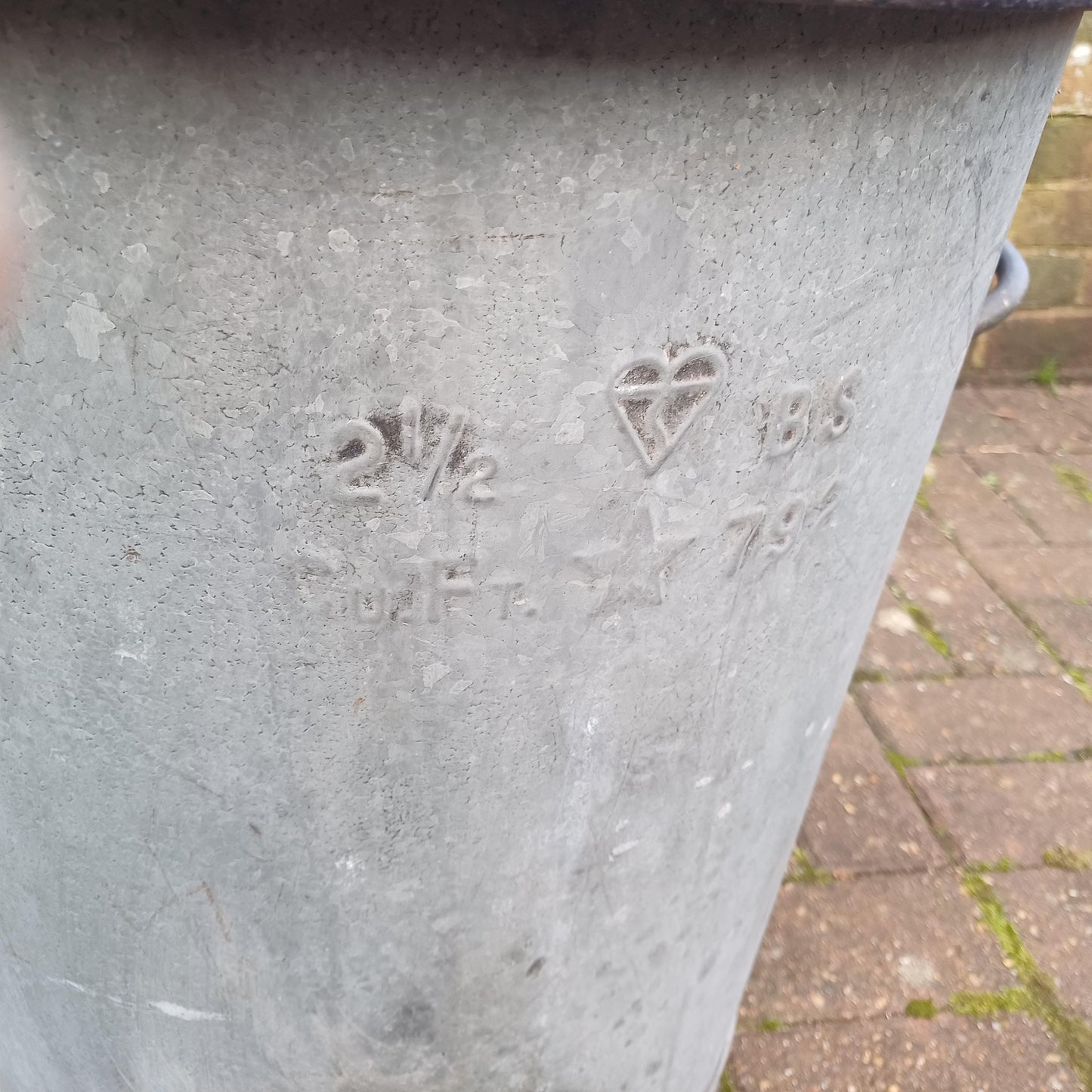 Zinc Agricultural Statement Planter Milk Churn Dairy Equipment Fermentation Vessel FREE HAND Delivery