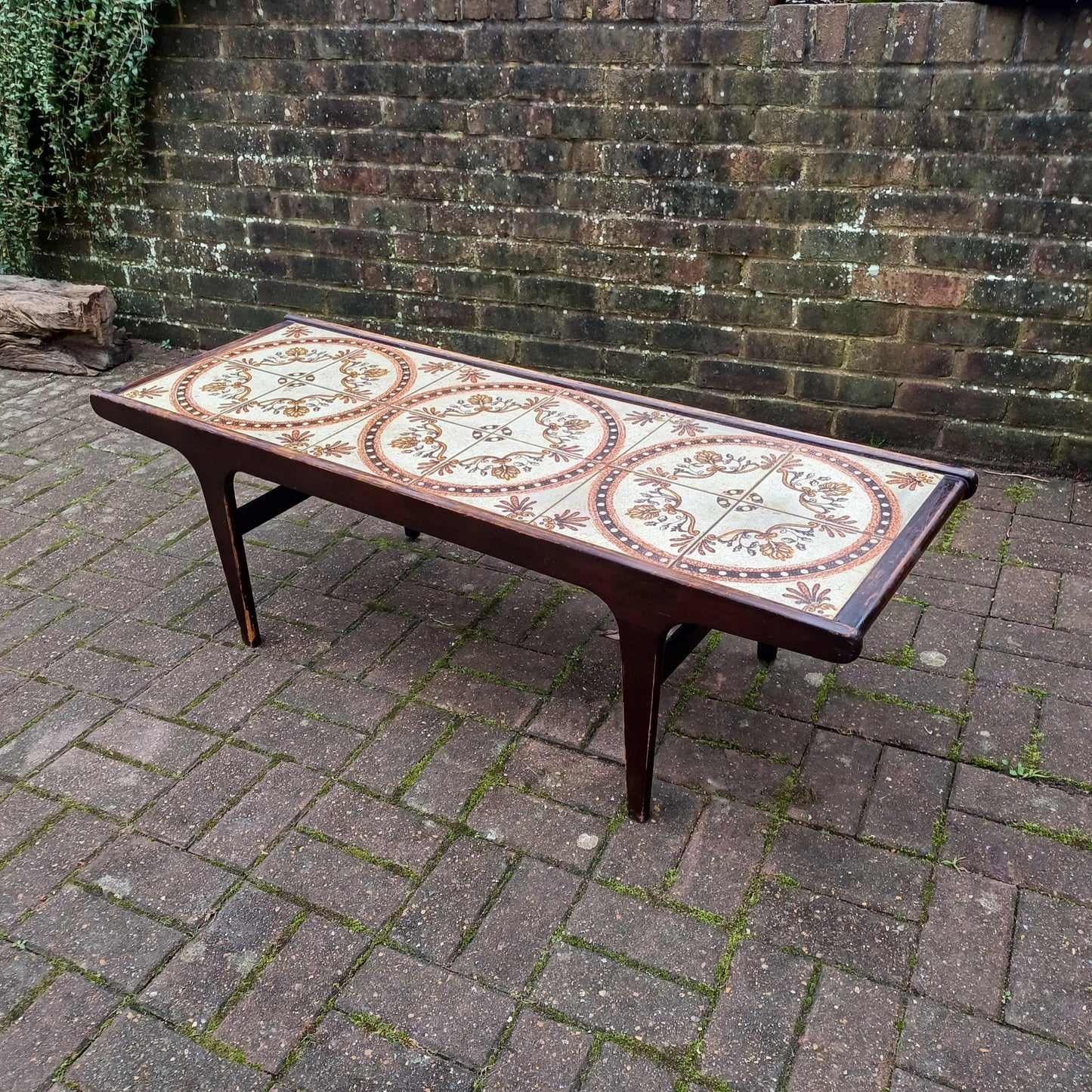 Classic 70s Vintage Retro Mid Century Tile Top Coffee Table FREE,HAND Delivery
