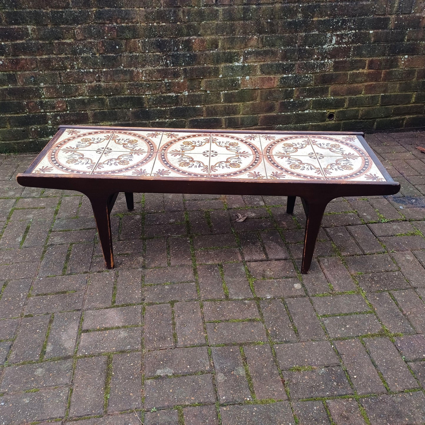 Classic 70s Vintage Retro Mid Century Tile Top Coffee Table FREE,HAND Delivery