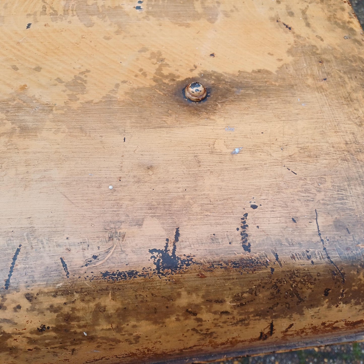 A Particularly Large Classic Victorian Travel Trunk Large Tin Storage Chest Rustic Shabby Chic Coffee Table FREE HAND Delivery